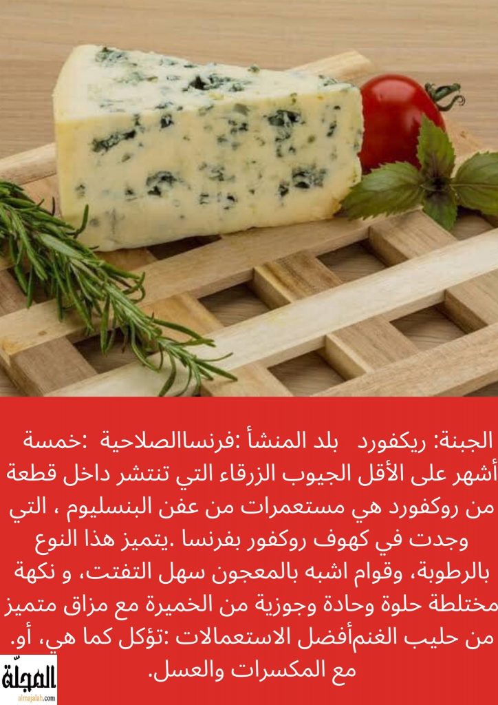 الجبنة ريكفورد تعريفها و فوائدها