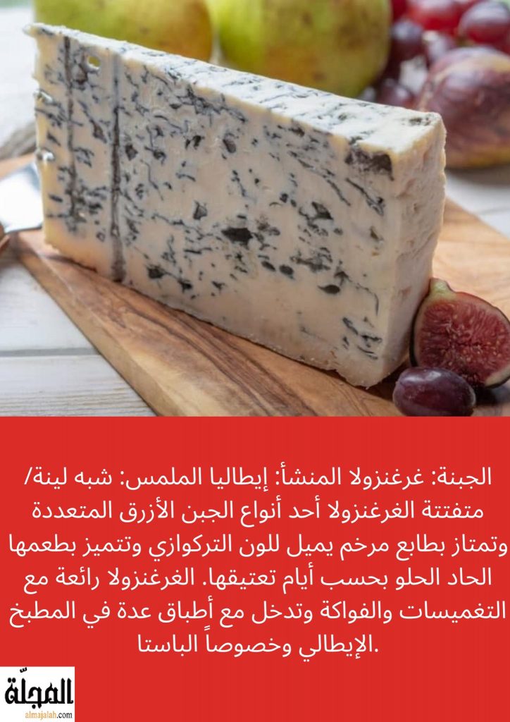 جبنة غرغنزولا تعريفها و فوائدها