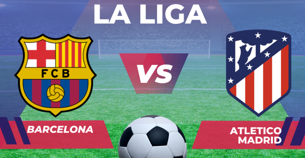 برشلونة ضد أتليتيكو مدريد الدور الاسباني