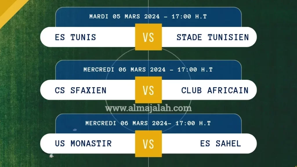 الرابطة الأولى: برنامج النقل التلفزي لمباريات الجولة الاولى من مرحلة التتويج 2 Programme TV première journée de Play OFF Ligue 1