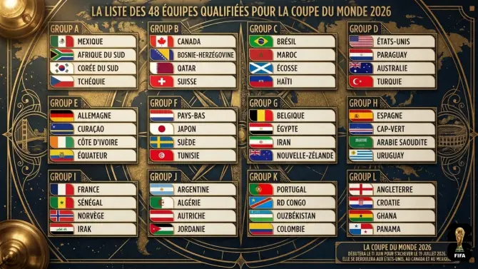 كأس العالم 2026: فرنسا، الجزائر، إسبانيا، الأرجنتين، المغرب، البرازيل… القائمة الكاملة لـ48 دولة متأهلة للمونديال